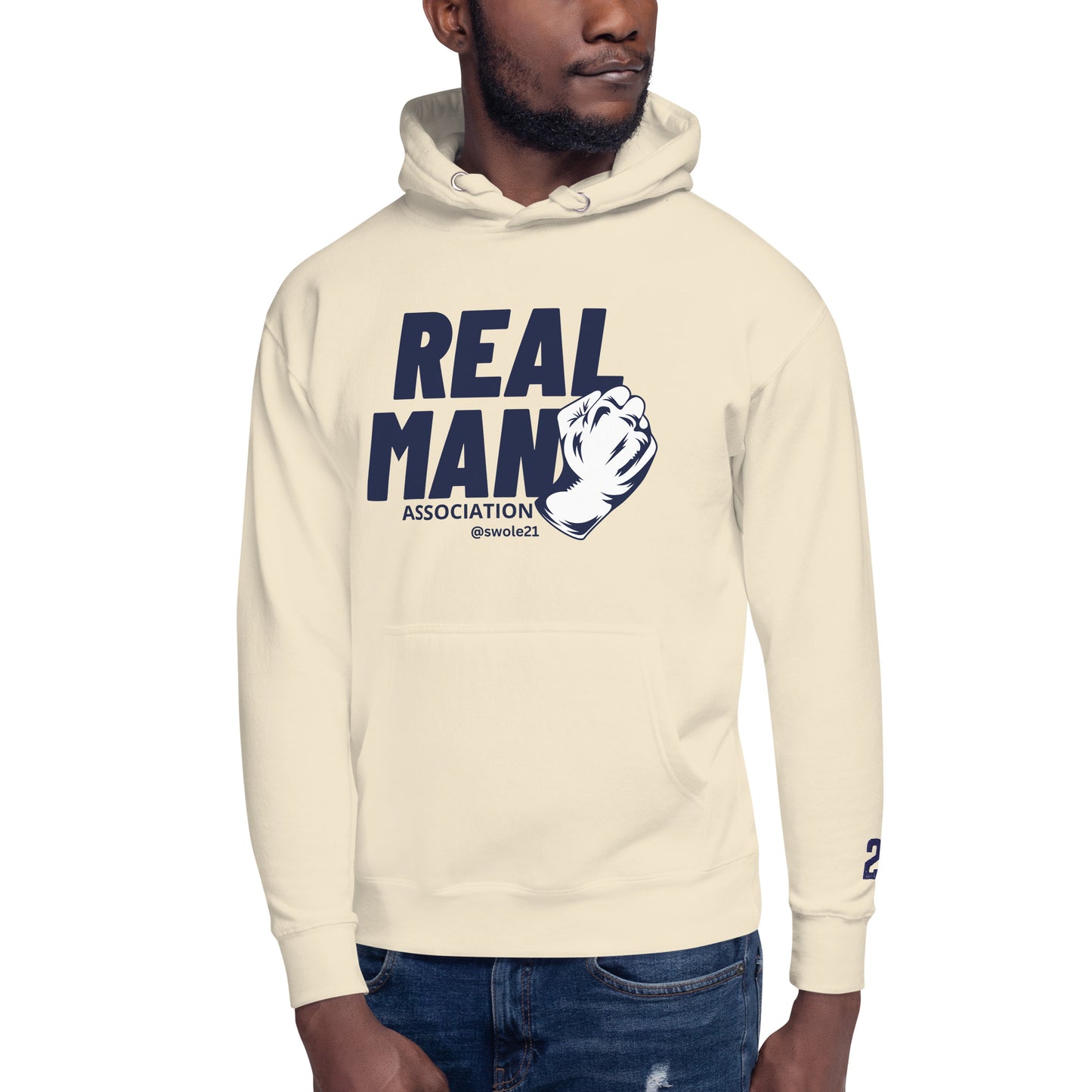 UNISEX NAVY REALMAN PREMIUM HOODIE